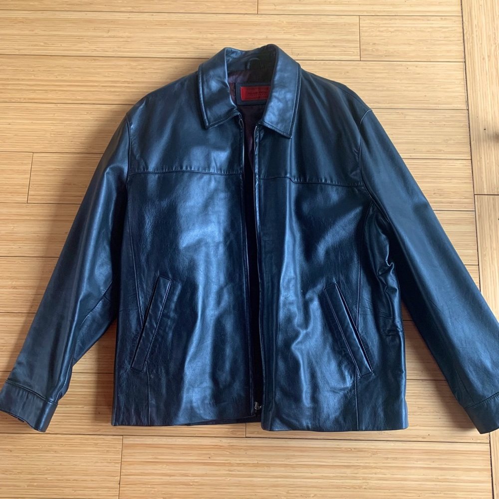 Brand New Nicole Miller genuine leather jacket.